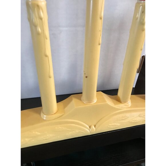 Vintage Electric 5-Light Candelabra Window Candle Lamp With Red Bulbs - Picture 4 of 9